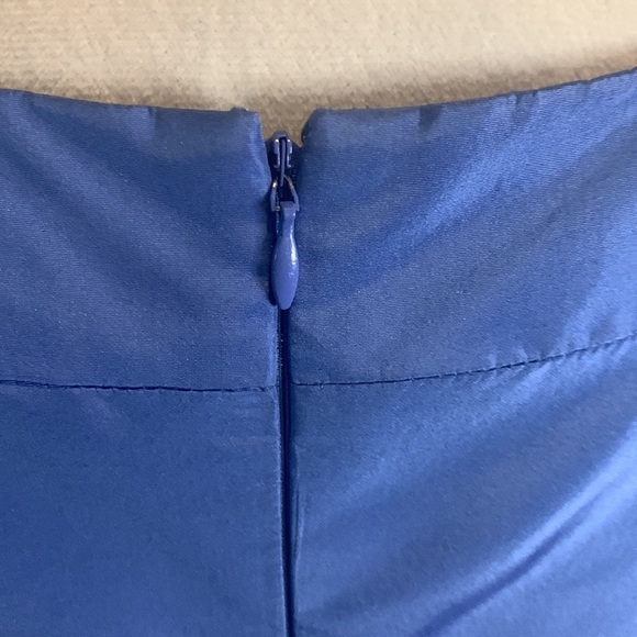 Teri John Women's 💯 Blue Silk Formal Dress, 4 - Picture 11 of 11